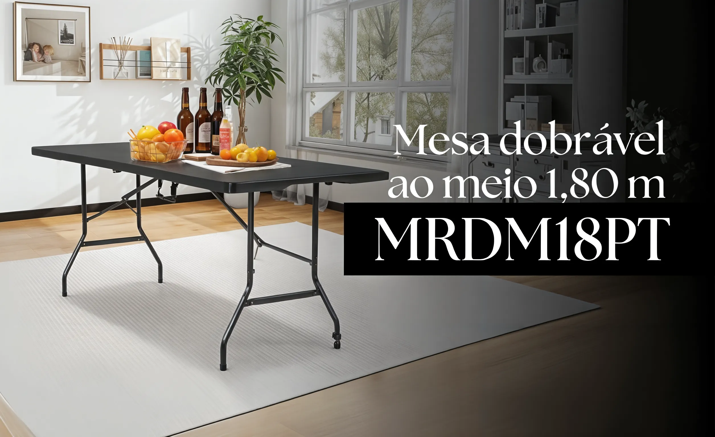 Mesa dobra ao meio UHD